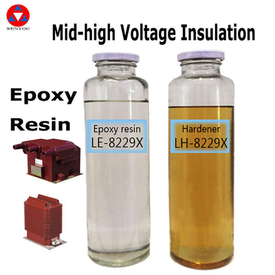 Resin Epoksi Pengecoran Cairan Tidak Berwarna Modifikasi Resin Epoksi BPA Untuk Isolasi